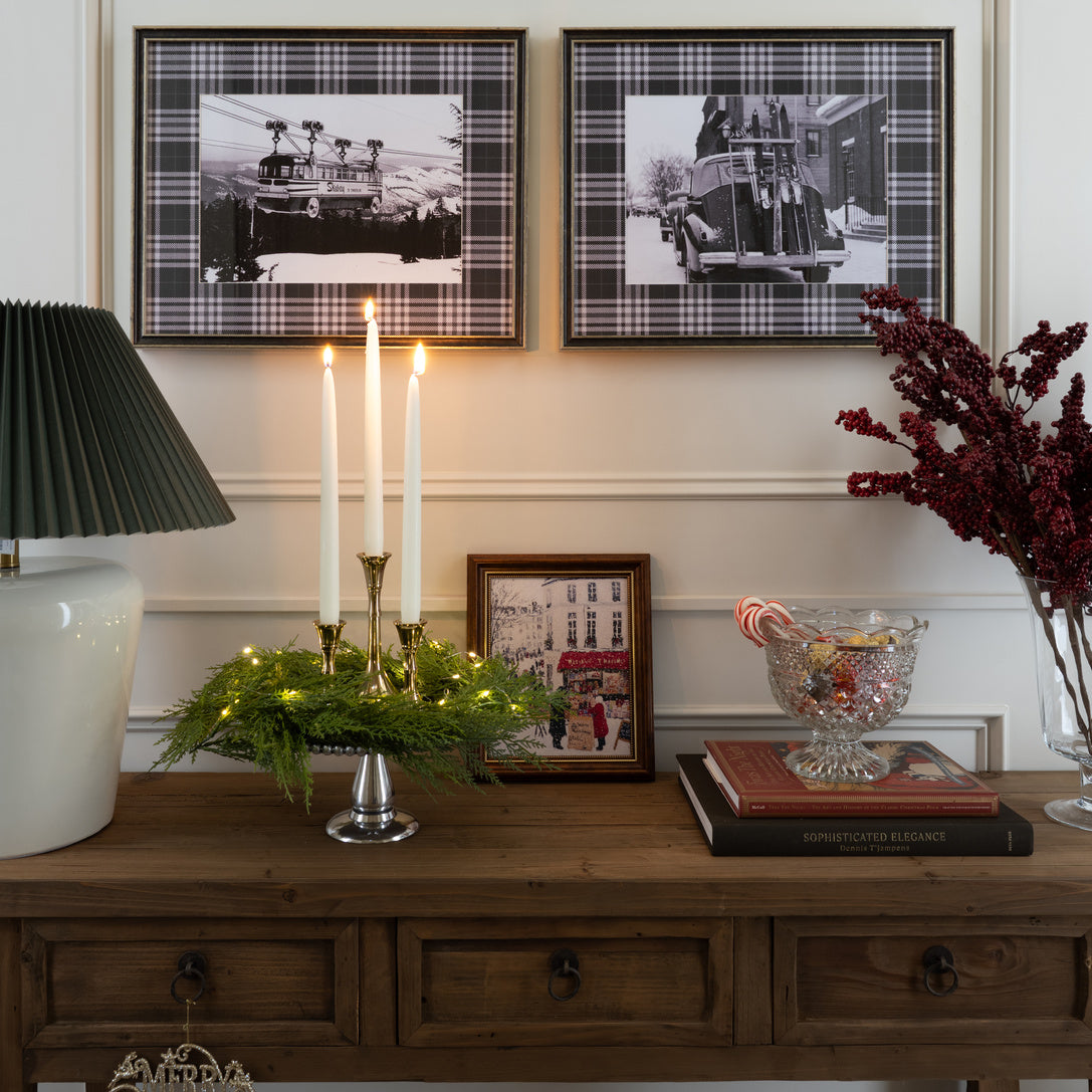 Main Street Holiday Framed Art