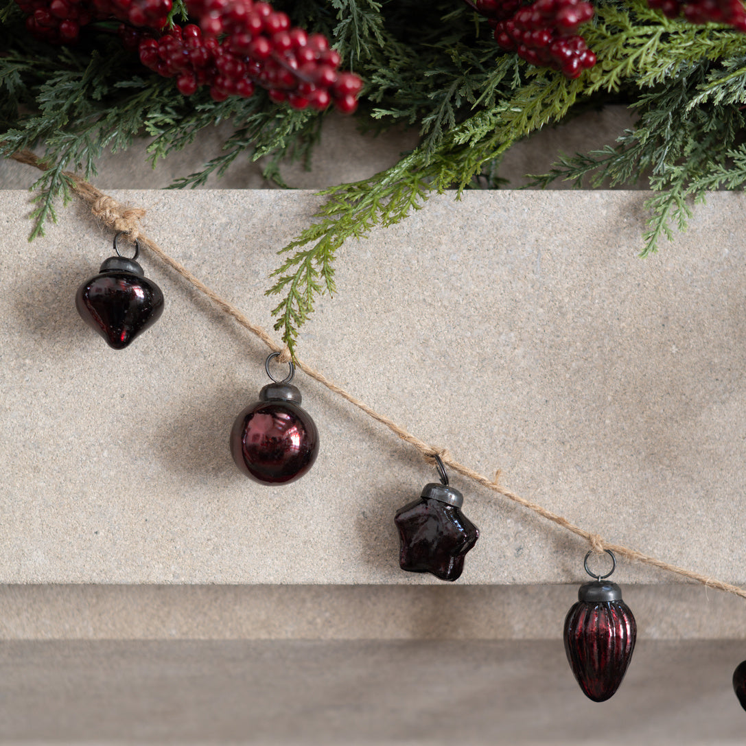 Vintage Ornament Garland
