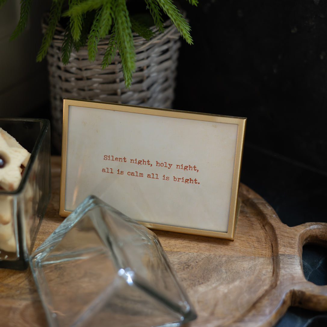 Large Christmas Saying Frame