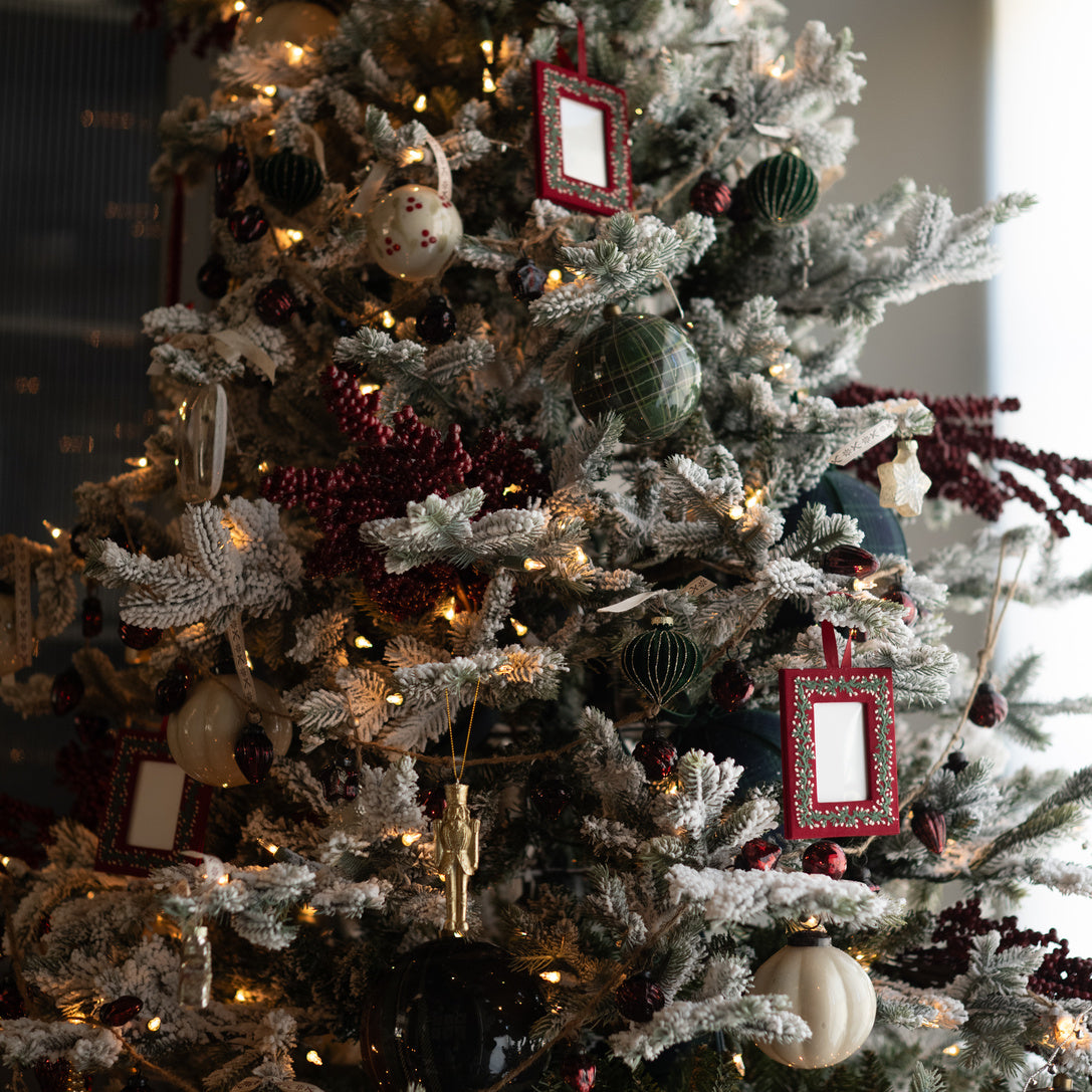 Ivory Glass Ornament