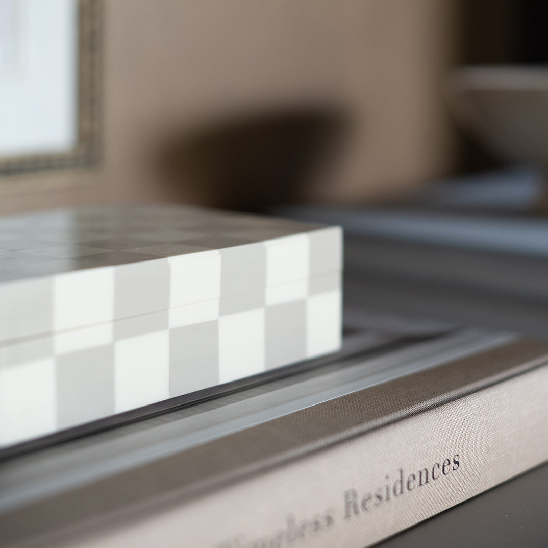 Checkered Stacking Box