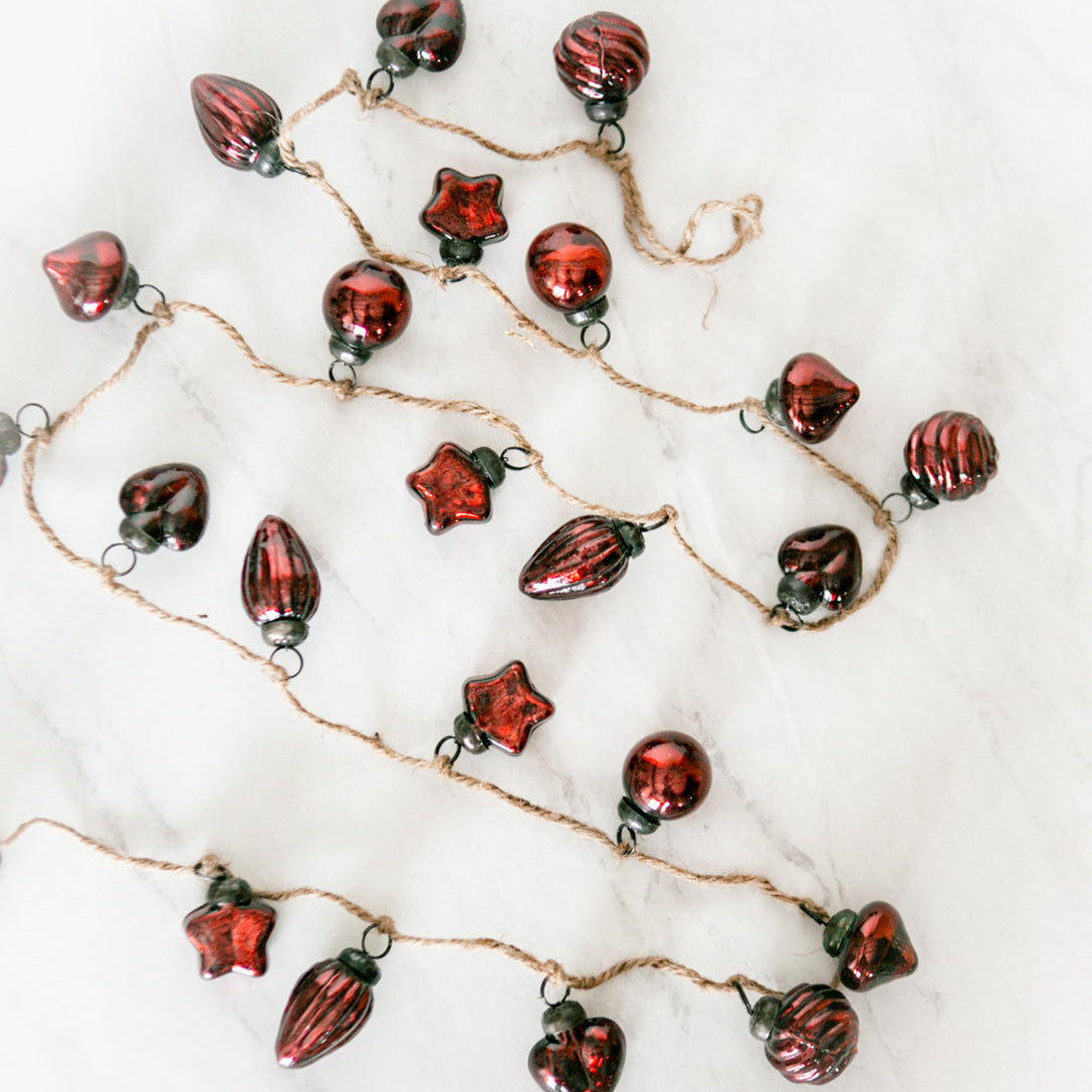 Vintage Ornament Garland