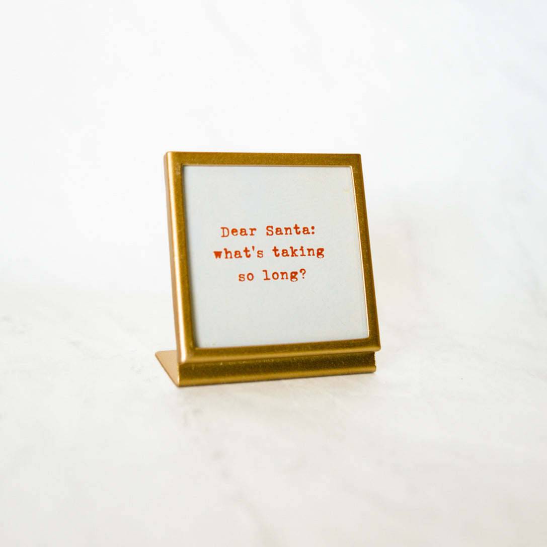 Mini Christmas Saying Frame