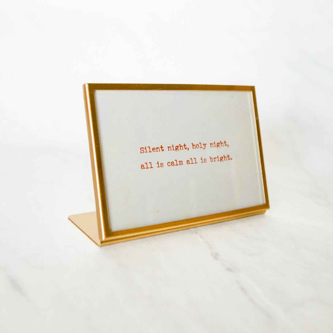 Large Christmas Saying Frame