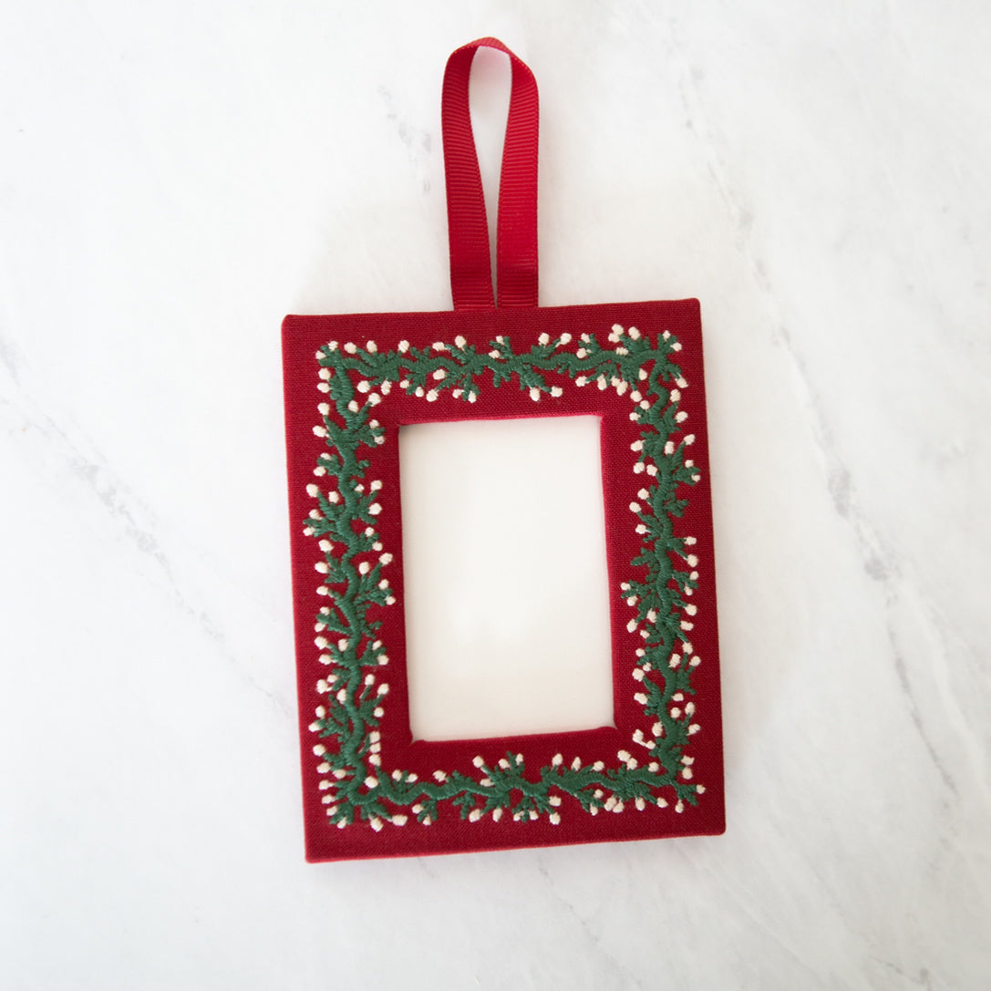 Ruby Frame Ornament