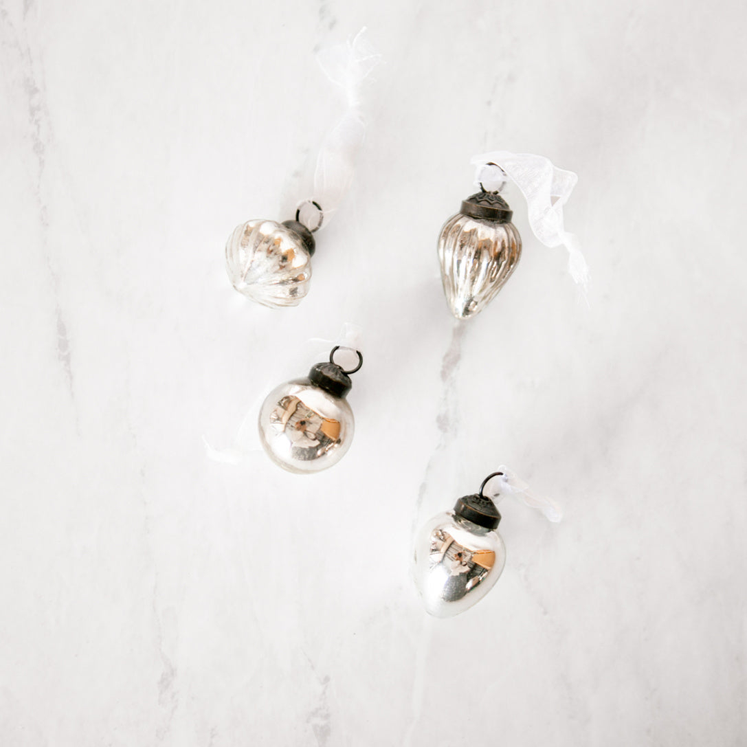 Iced Ornaments - Set of 4