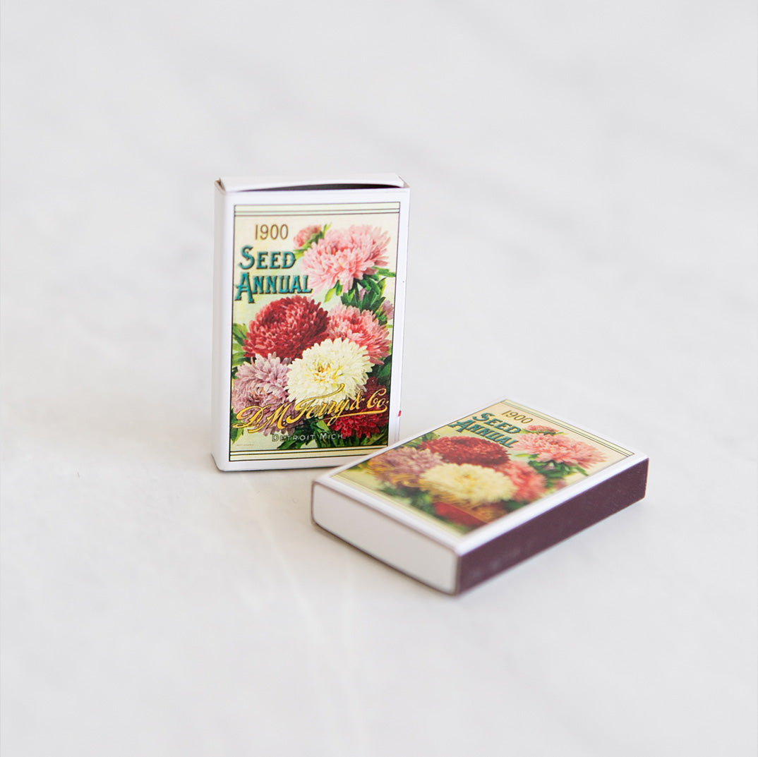 Vintage Floral Matchbox