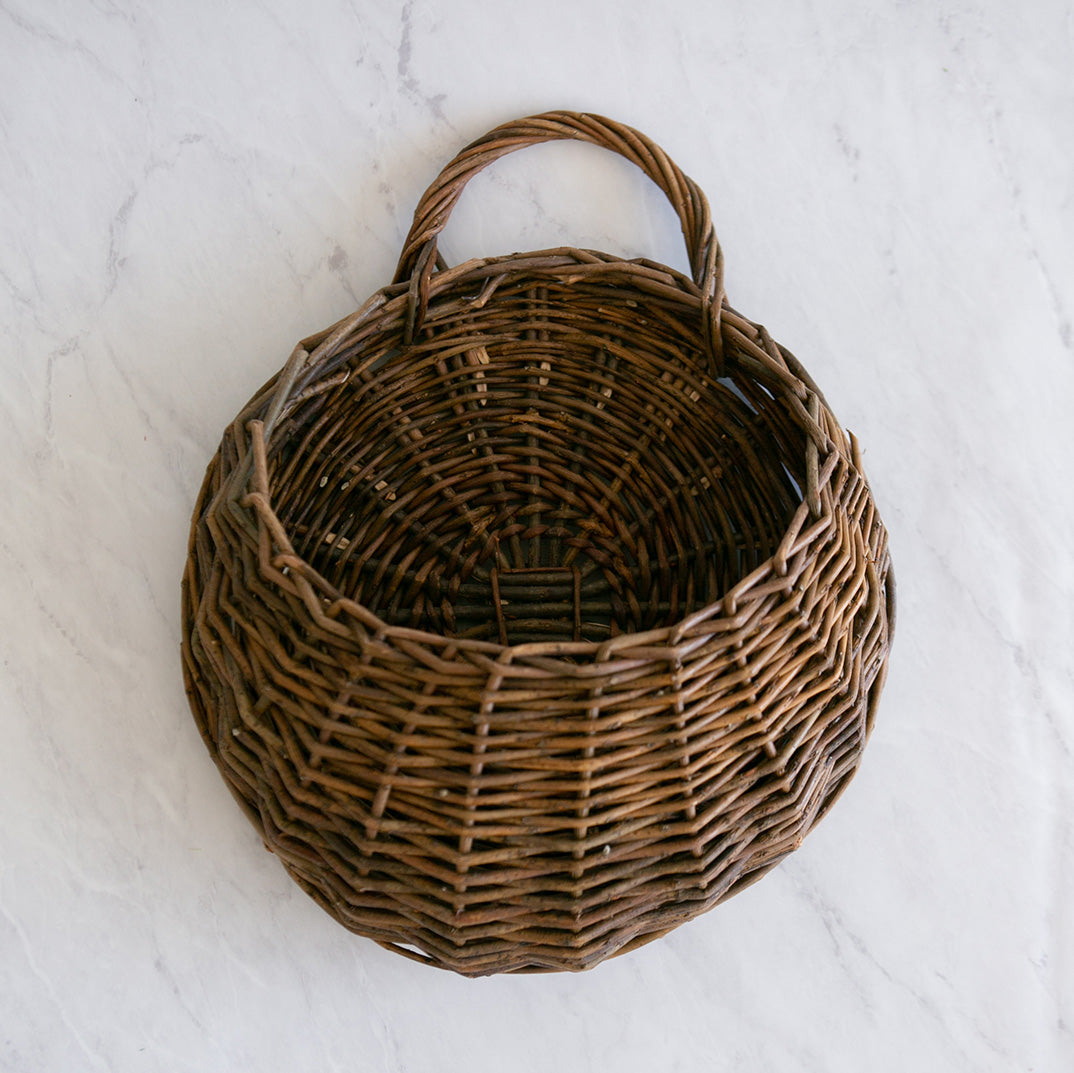 Hanging Wicker Basket