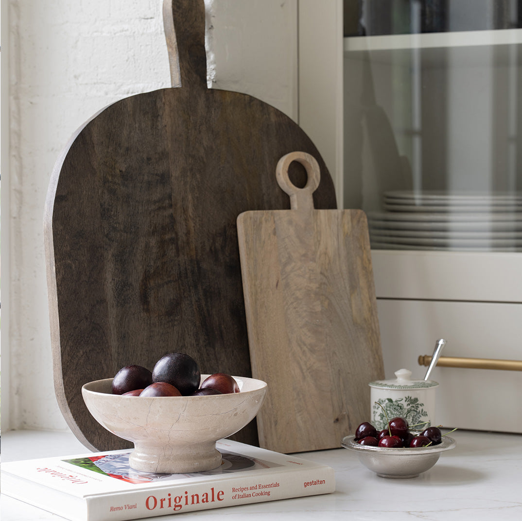 Marble Pedestal Bowl