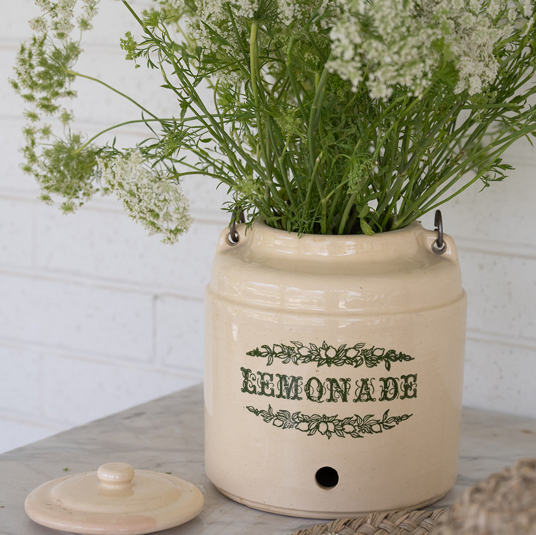 Vintage Lemonade Jar - One of a Kind