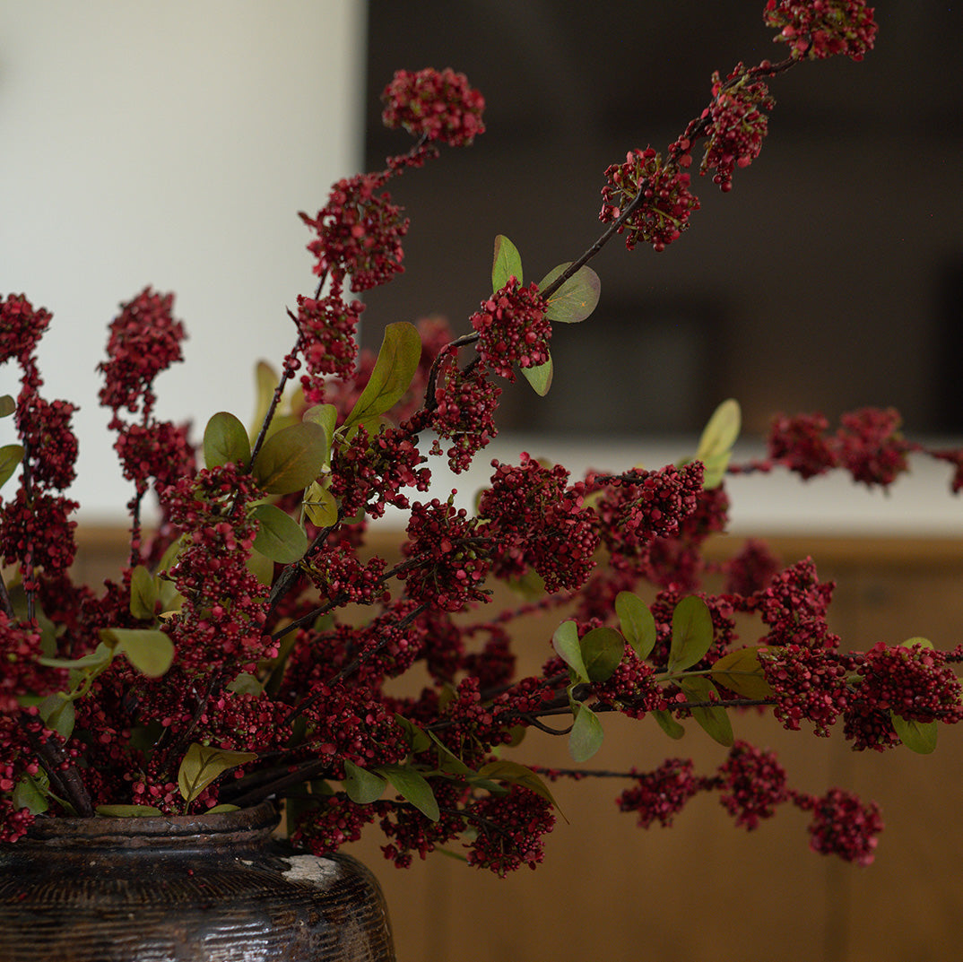 Burgundy Berry Spray