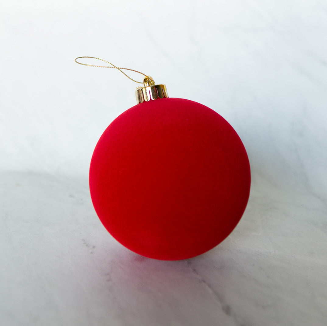 Scarlet Velvet Ornament