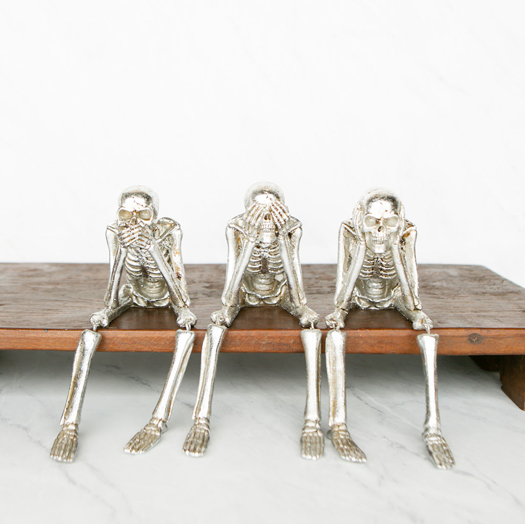 Skeleton Trio - Set of Three