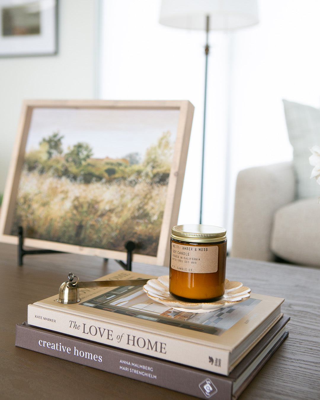 Antique Brass Candle Snuffer