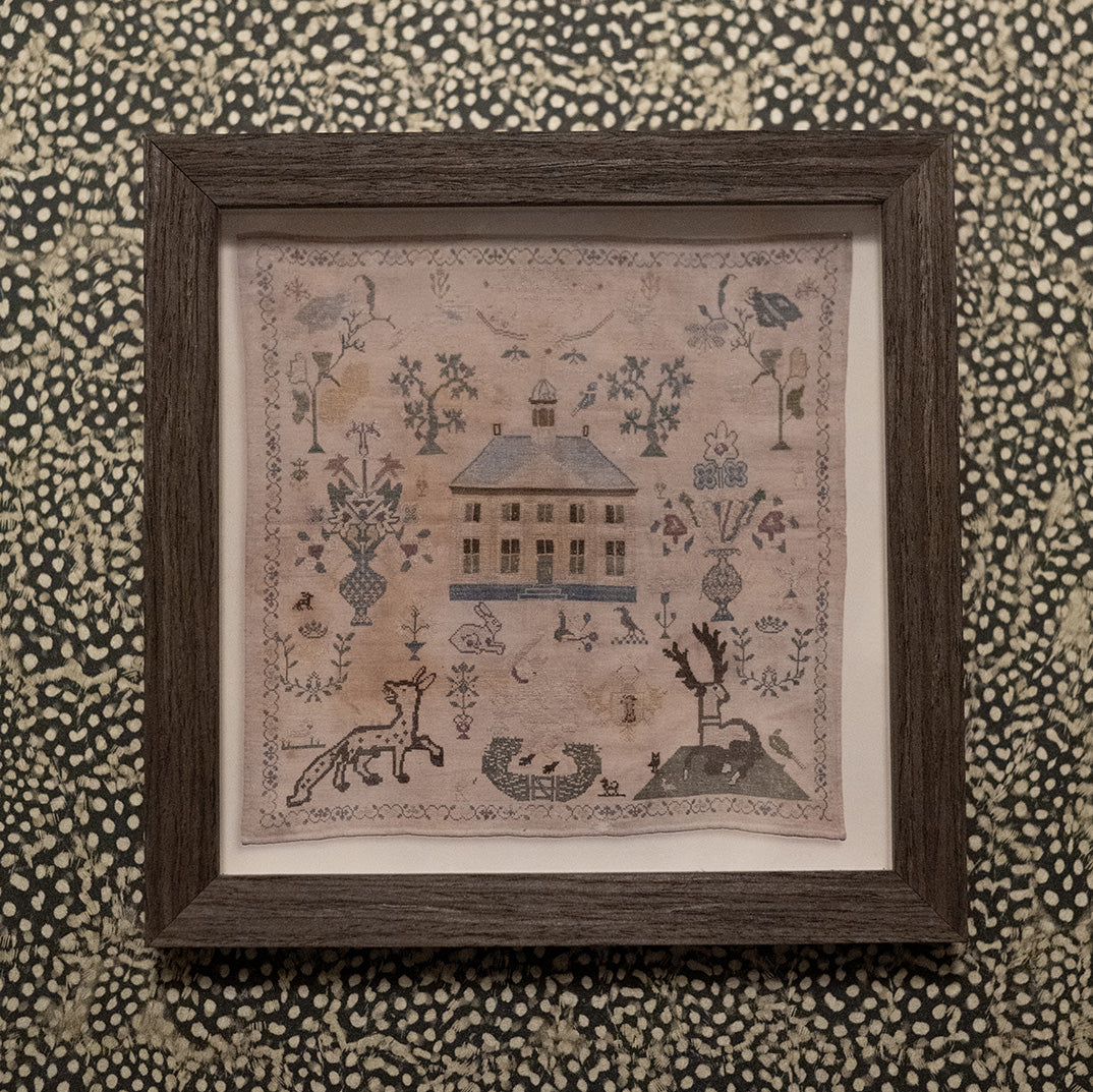 Vintage Tapestry Framed Art