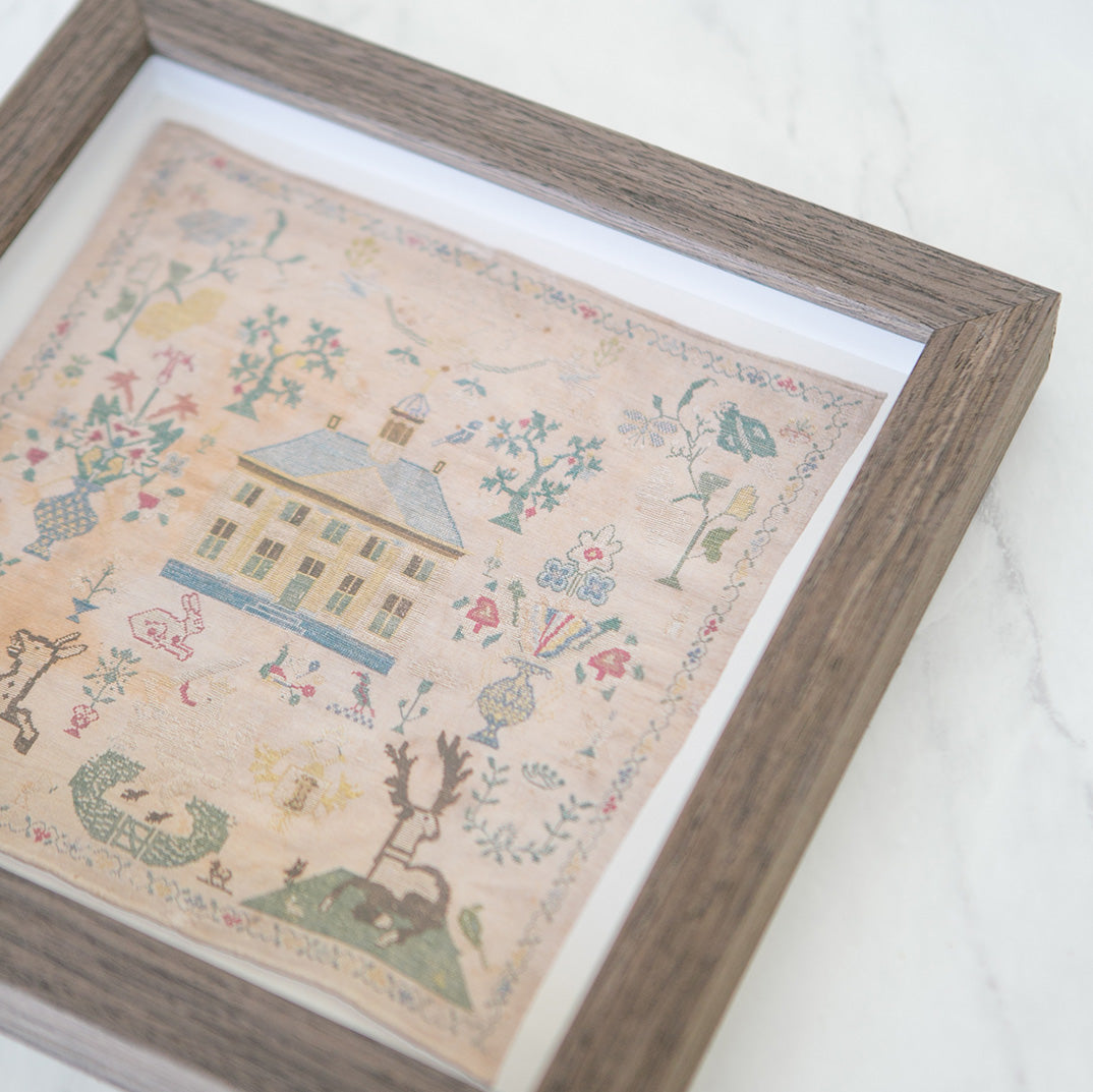 Vintage Tapestry Framed Art
