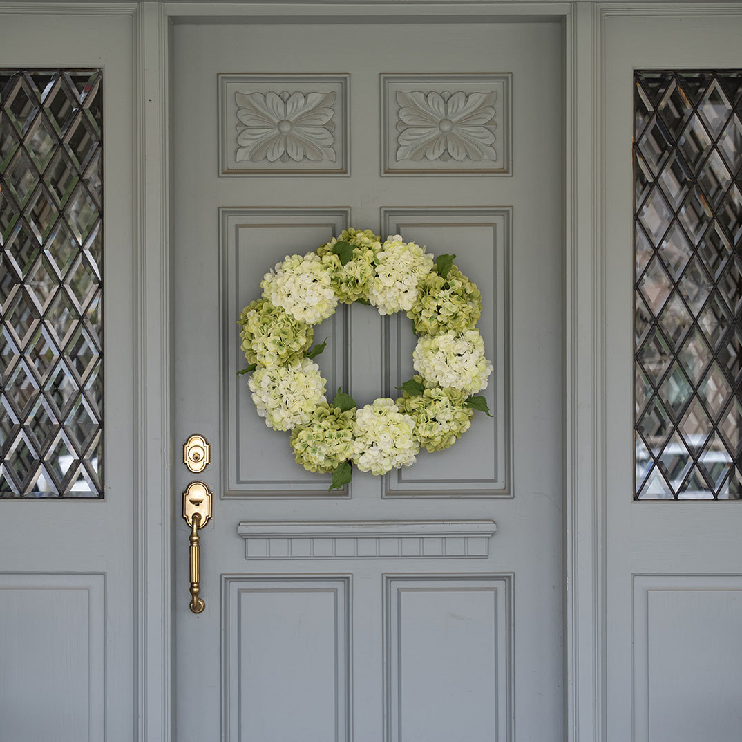 Garden Hydrangea Wreath