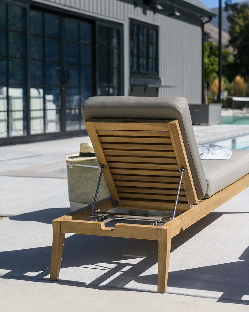 Atlas Outdoor Adjustable Chaise Lounge