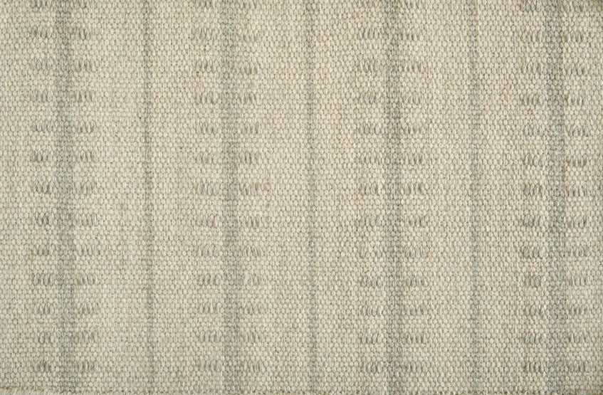 Ticking Stripe Rug in Pearl (Ships ONLY in Utah)