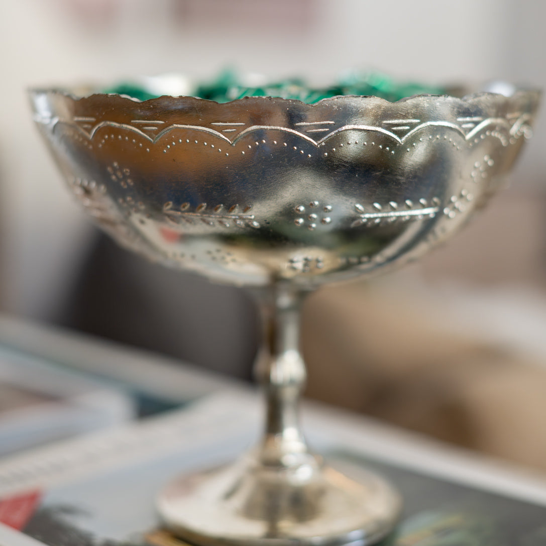 Tinsel Pedestal Bowl