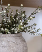 21" Cream Berry Stem