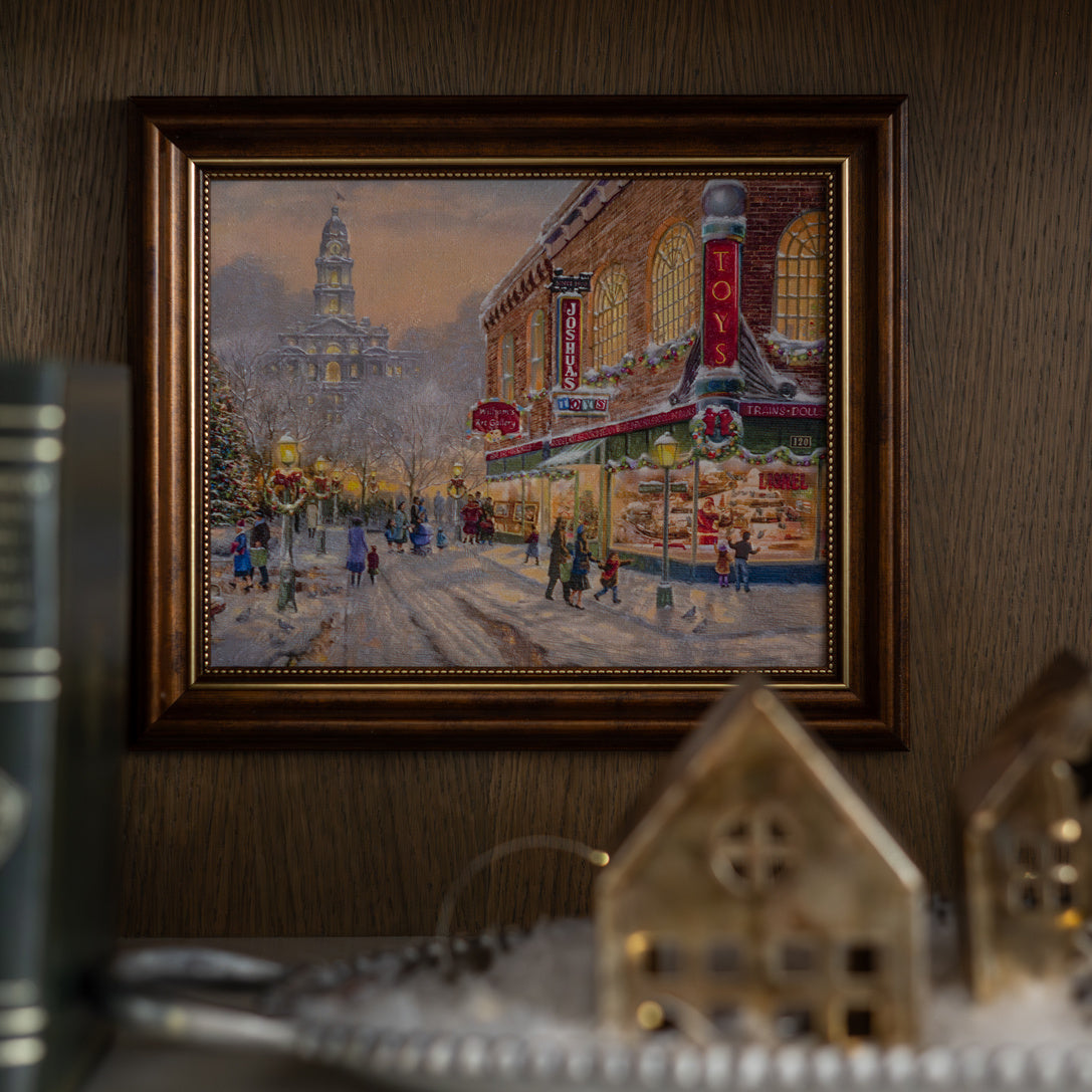 Winter Market Framed Art