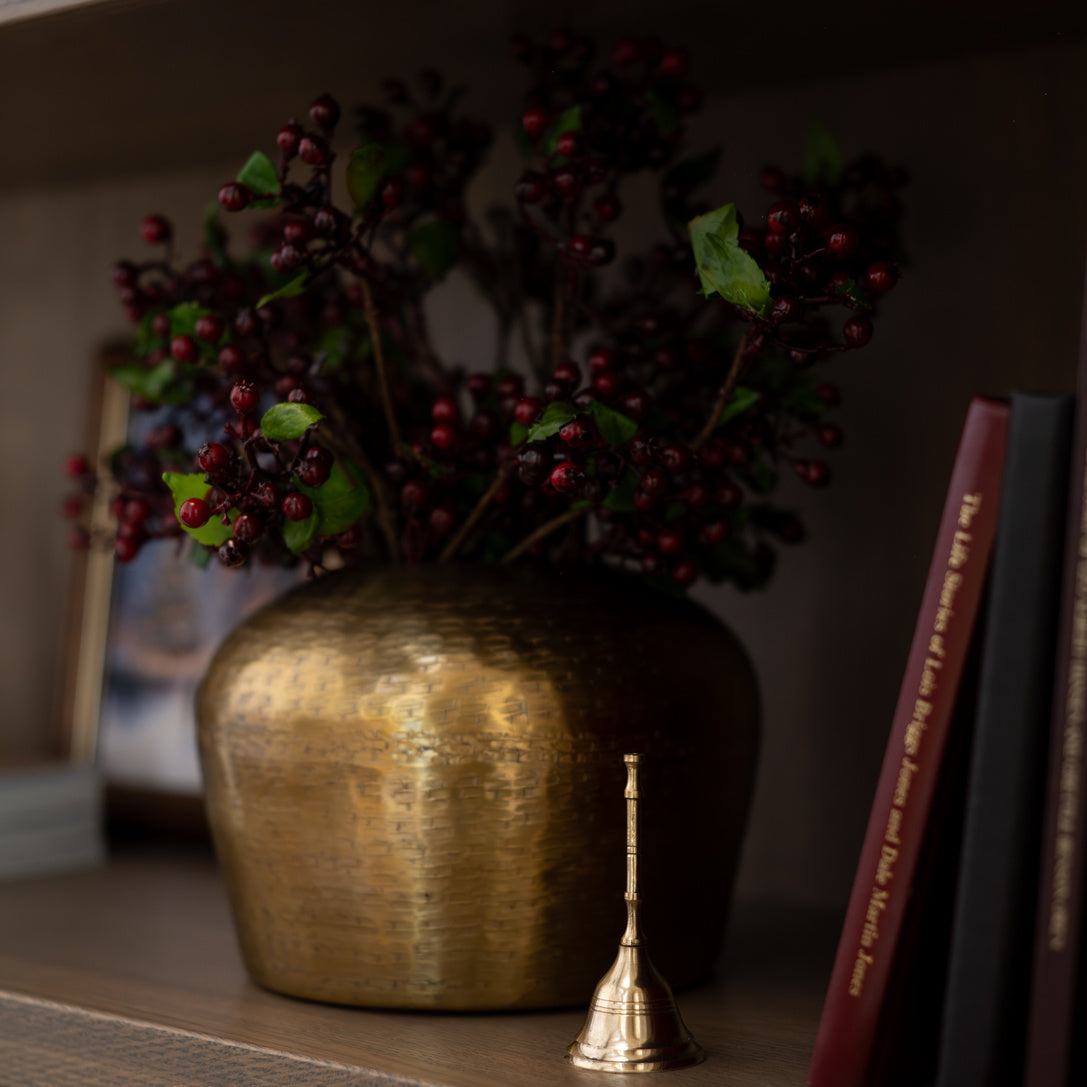 Small Textured Gold Vase