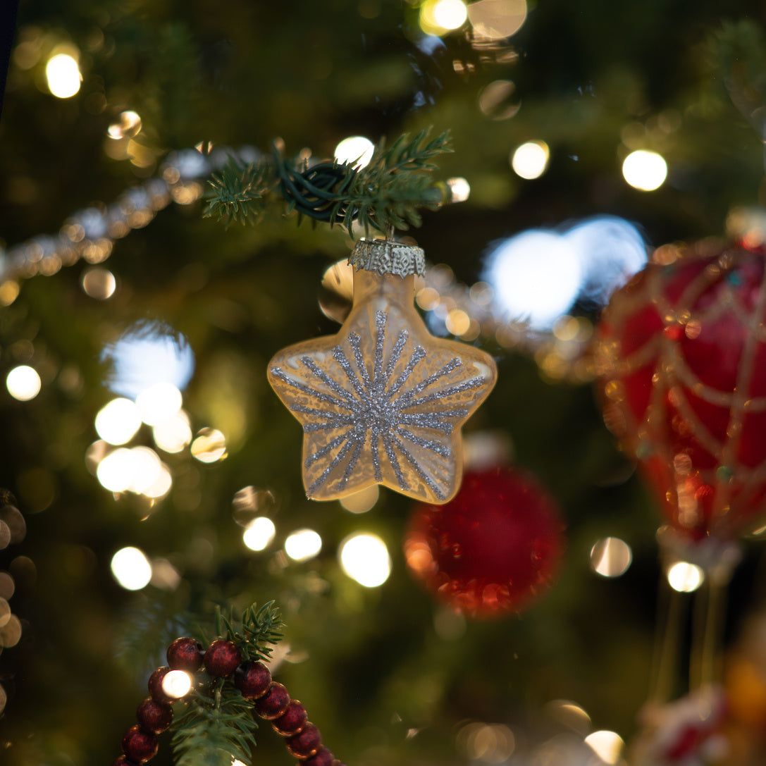 Christmas Star Ornament - Set of 2
