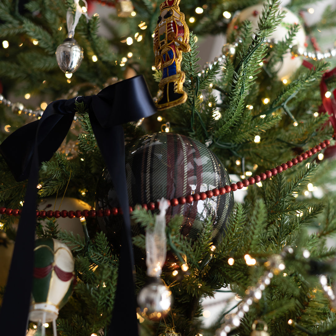 Plaid Nutcracker Ornament