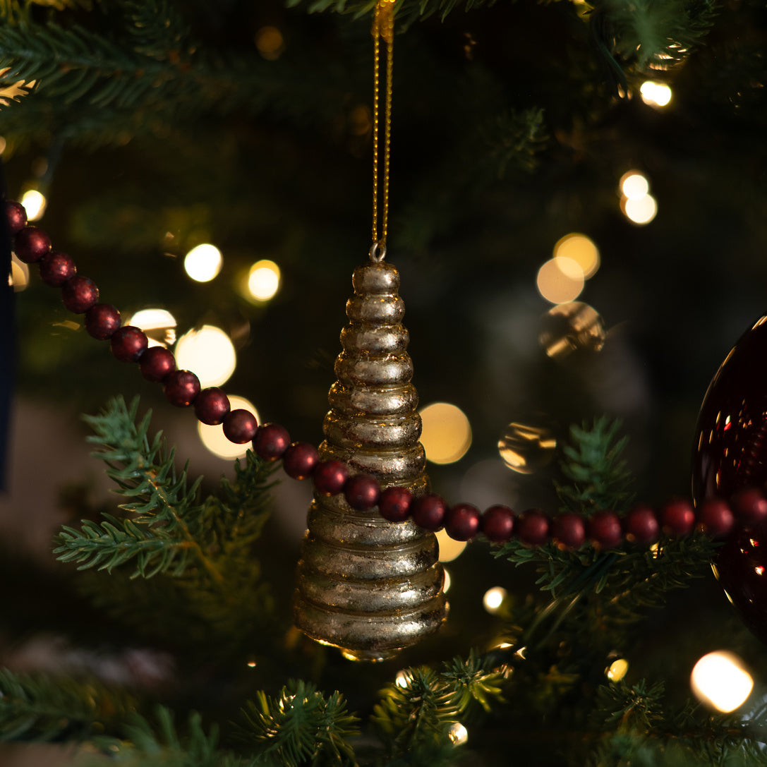 Antique Red Ball Garland