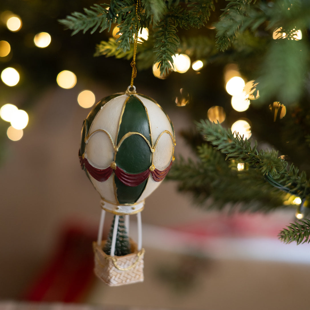 Holiday Air Balloon Ornament