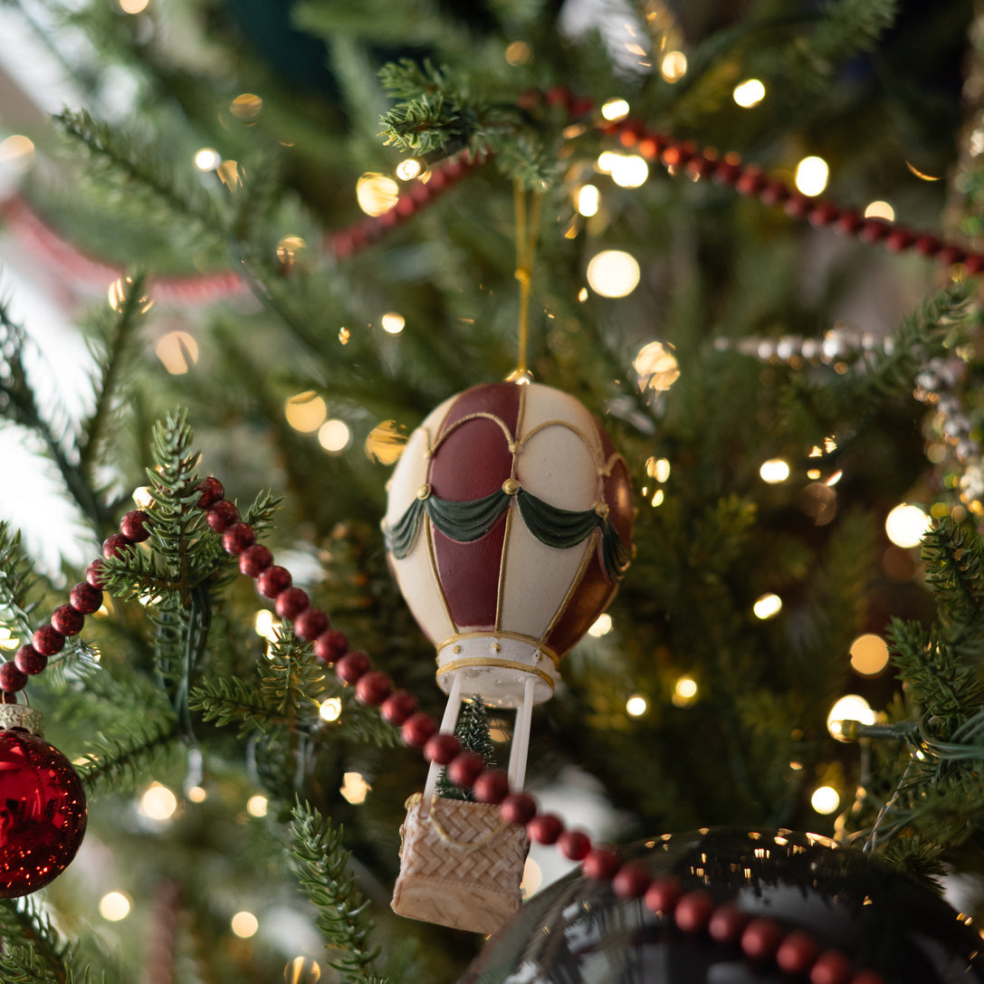 Holiday Air Balloon Ornament