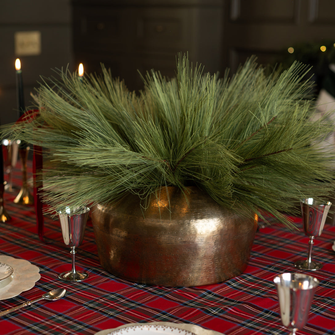 Large Textured Gold Vase