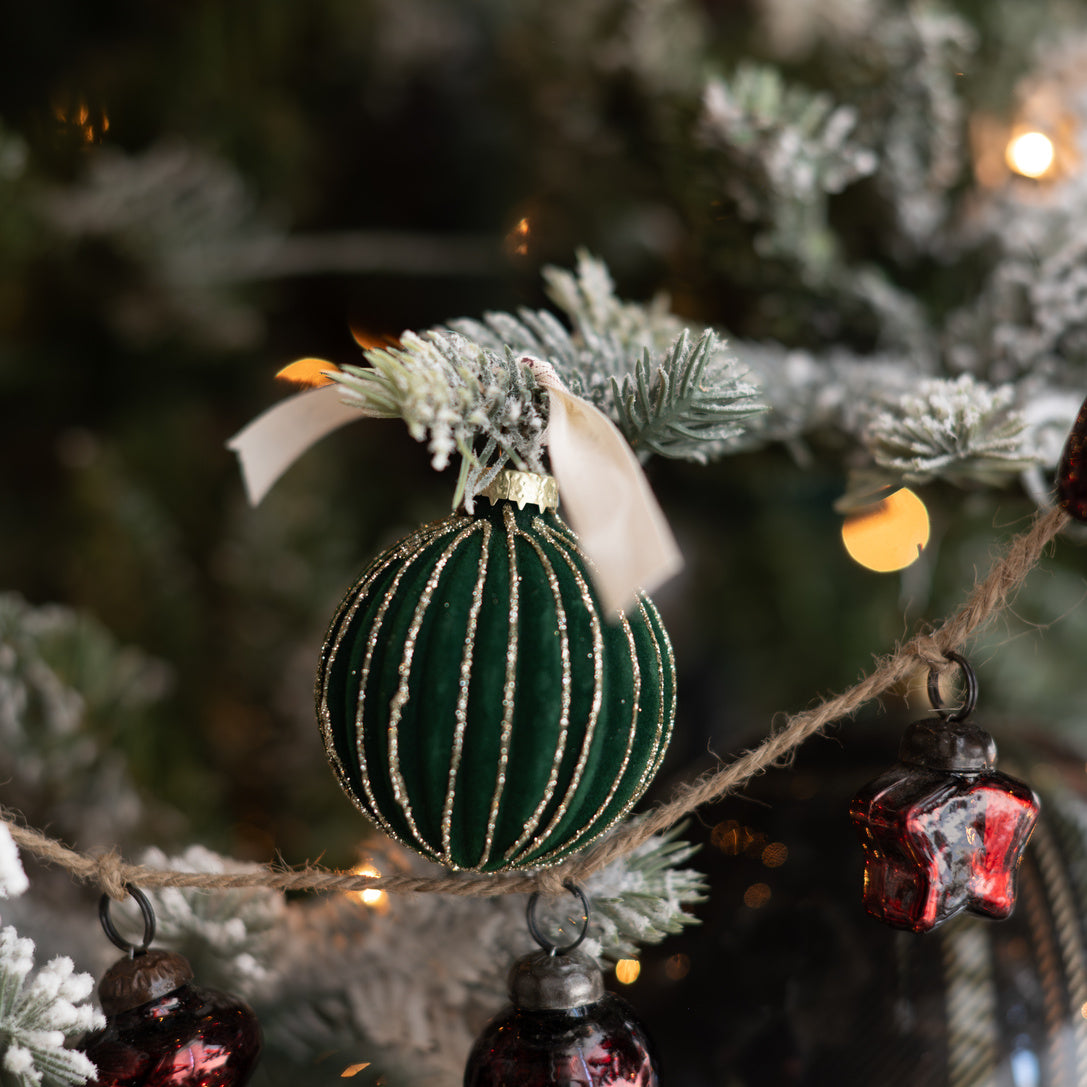 Forest Velvet Ornament - Set of 2