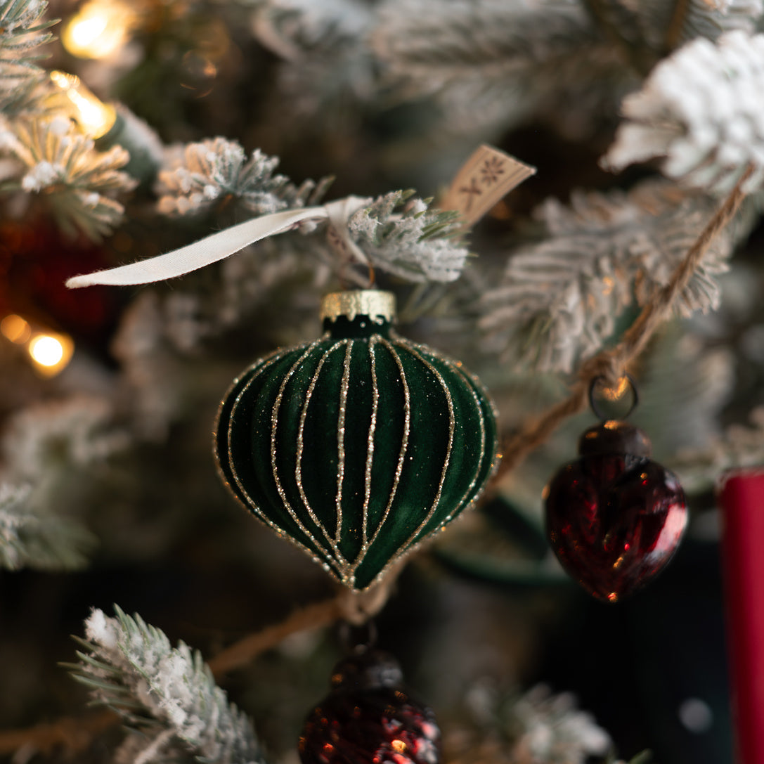 Forest Velvet Ornament - Set of 2