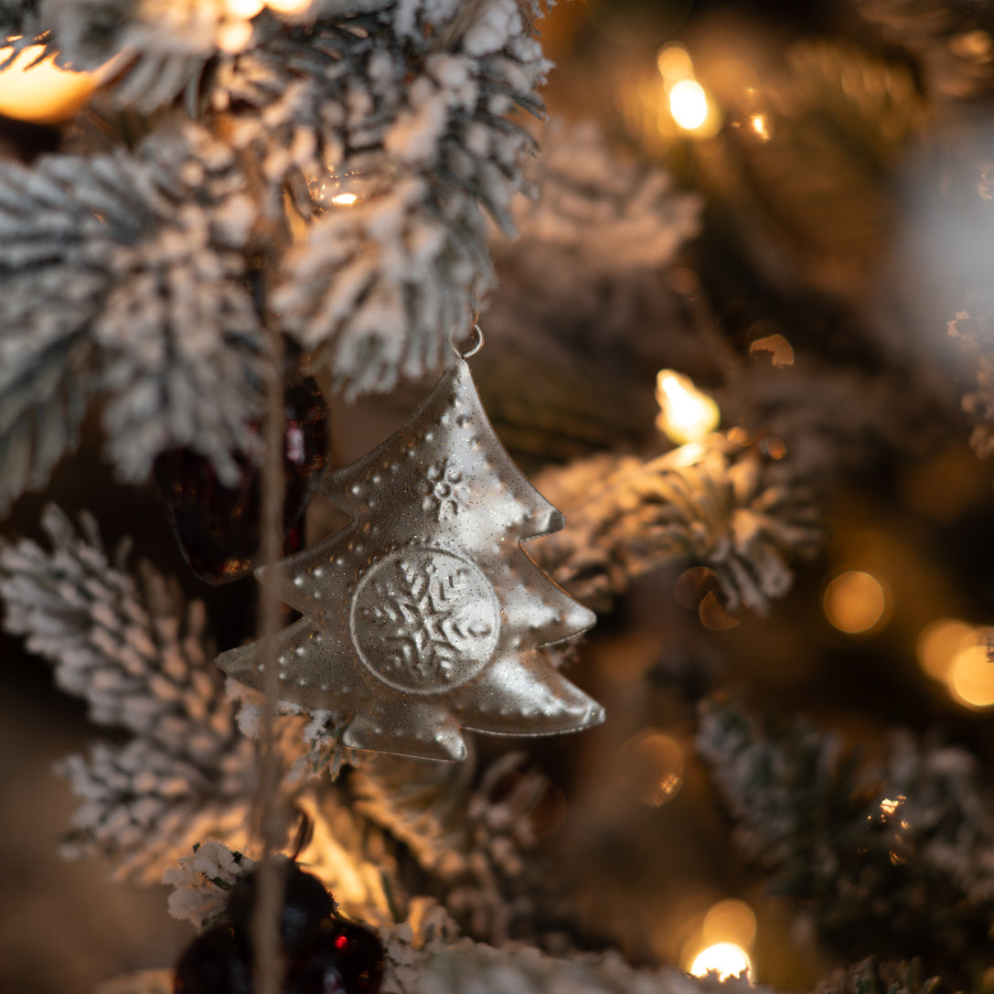 Silver Lane Ornaments - Set of 2