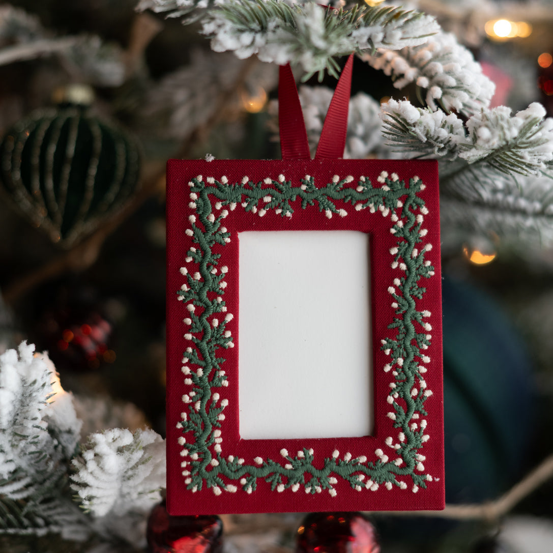 Ruby Frame Ornament