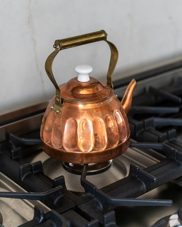 Aged Copper Teapot - One Of A Kind