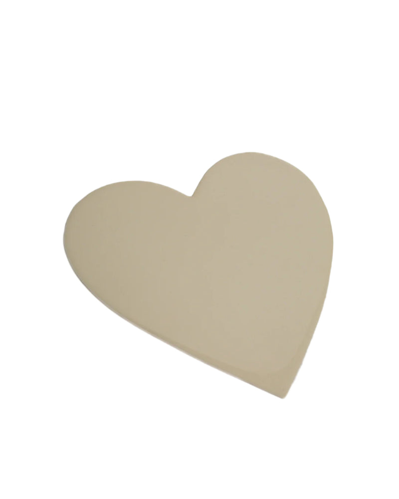 Beige Iron Heart