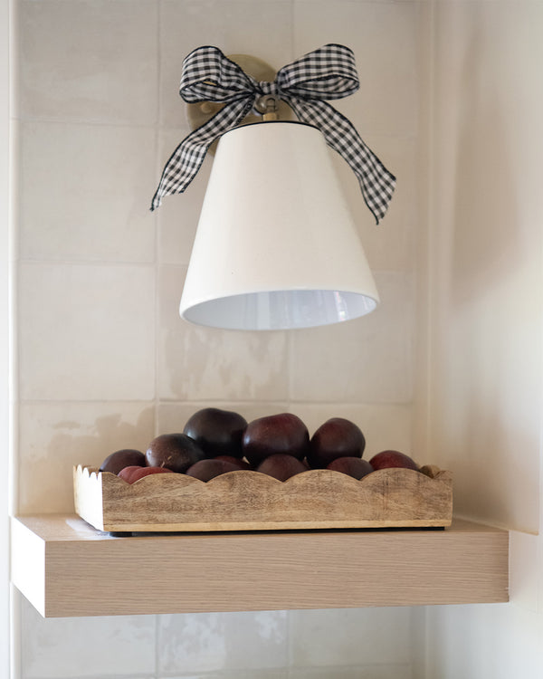 Cider Scalloped Tray
