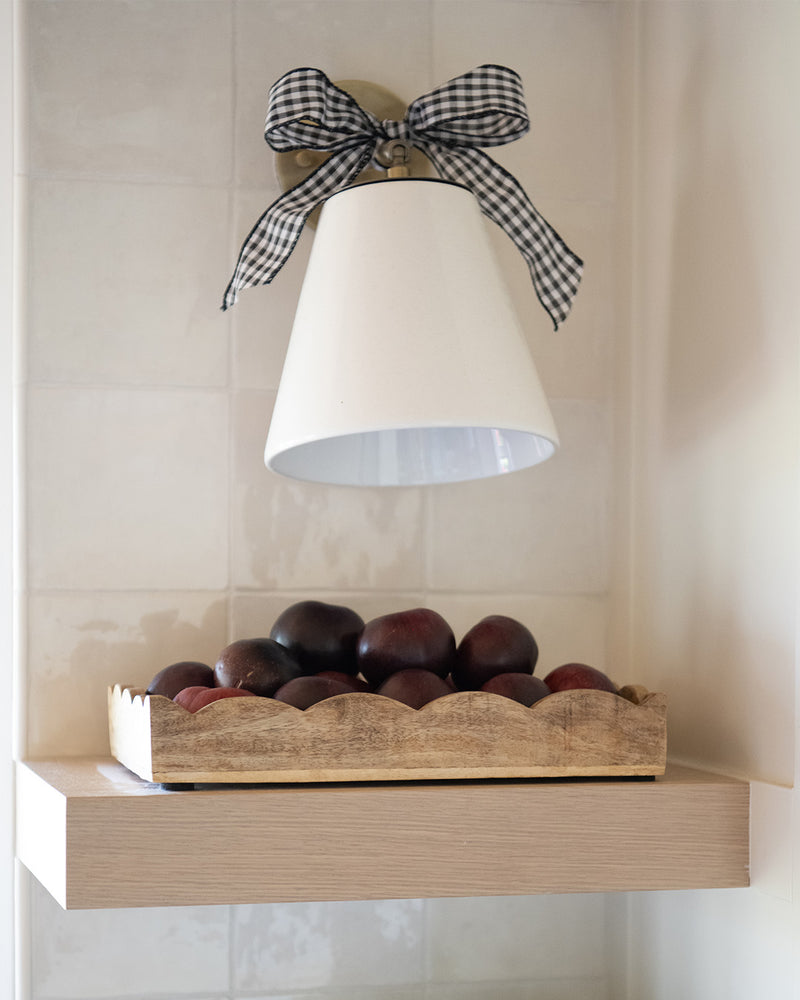 Cider Scalloped Tray