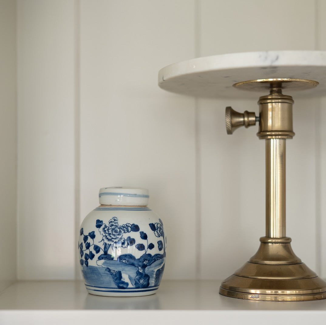 Blue Garden Jar