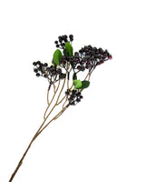 Plum Berry Stem 30"