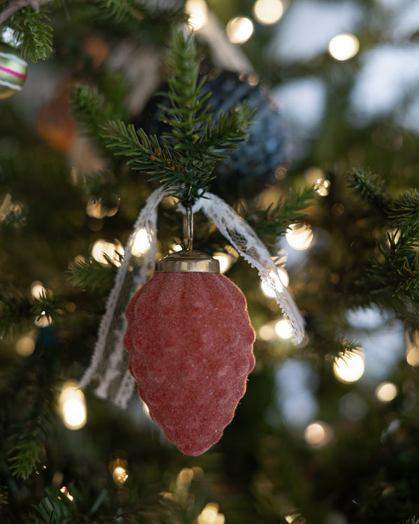 Blush Pink Ornaments - Set of 4