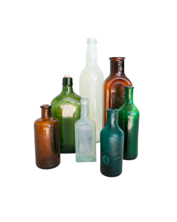 Glass Bottle Set - One of a Kind