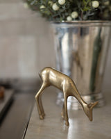 One of a kind Brass Deer Trinket