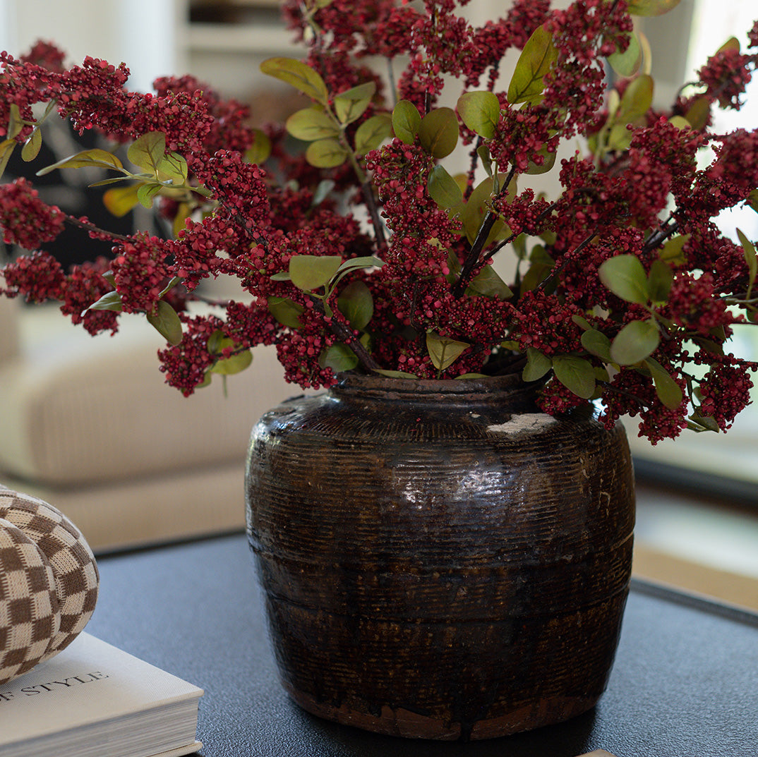 Burgundy Berry Spray