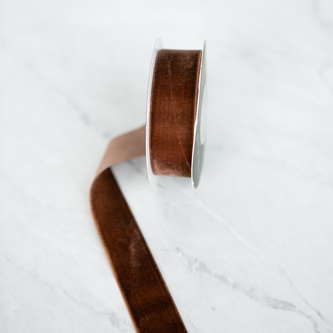 Brown Velvet Ribbon - Preorder