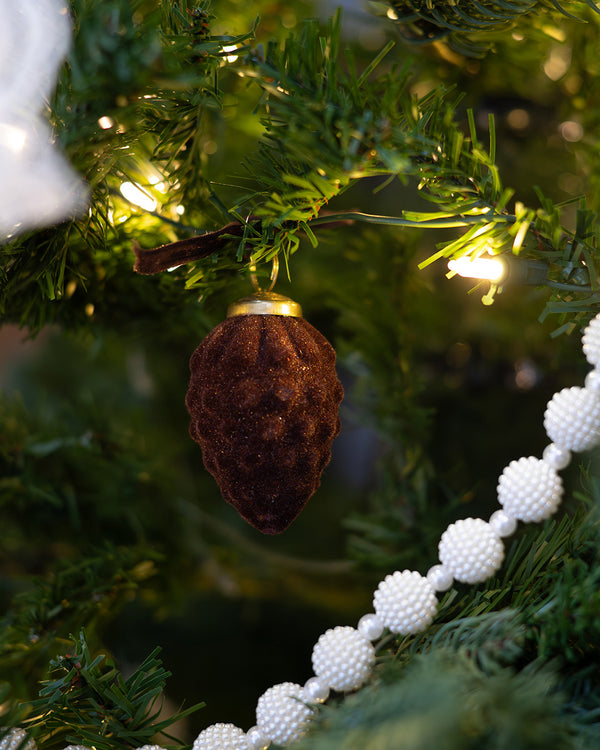 Plum Ornaments - Set of 4