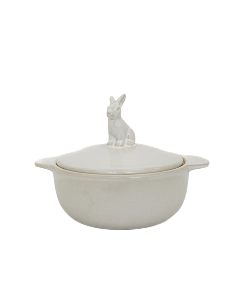 Stoneware Bunny Baker